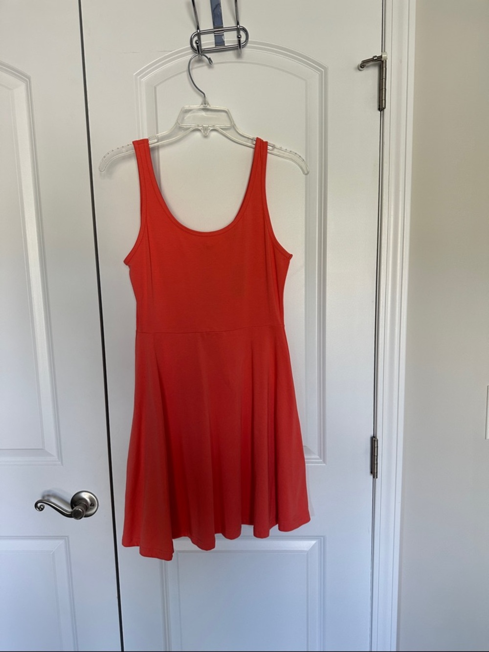NWT Express Sleeveless Coral Scoop Neck Skater Dress